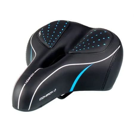 Седло велосипедное гелевое комфортное COMIRON BERLIN FITNESS C014 270X195.