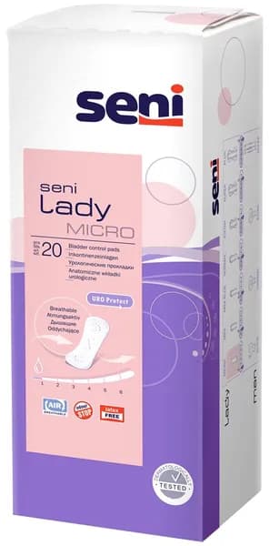 Прокладки урологические Seni Lady размер Micro 20 шт