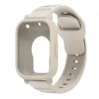 Силиконовый ремешок + защитный чехол, подходит для Redmi Watch 5 Active, рисунок в виде рисовых зерен, откидной, спортивный ремешок