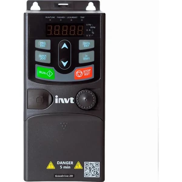 Частотный преобразователь INVT GD2 1,5 кВт 380В IP 20 (GD20-1R5G-4) 90001-01079