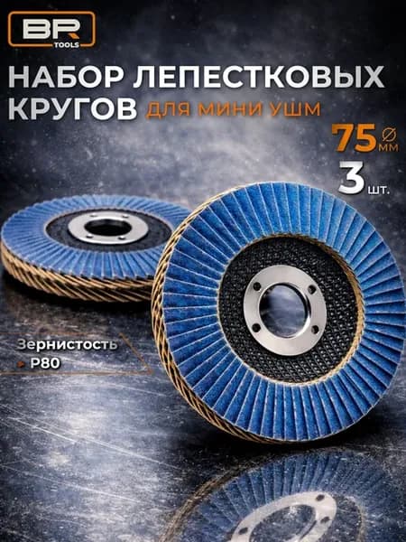 Диски шлифовальные лепестковые для мини-УШМ