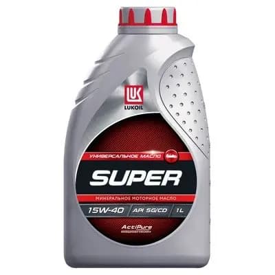 ЛУКОЙЛ (LUKOIL) 15W-40 Масло моторное, Минеральное, 1 л