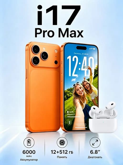 Cмартфон i17 Pro Max 16GB 512GB