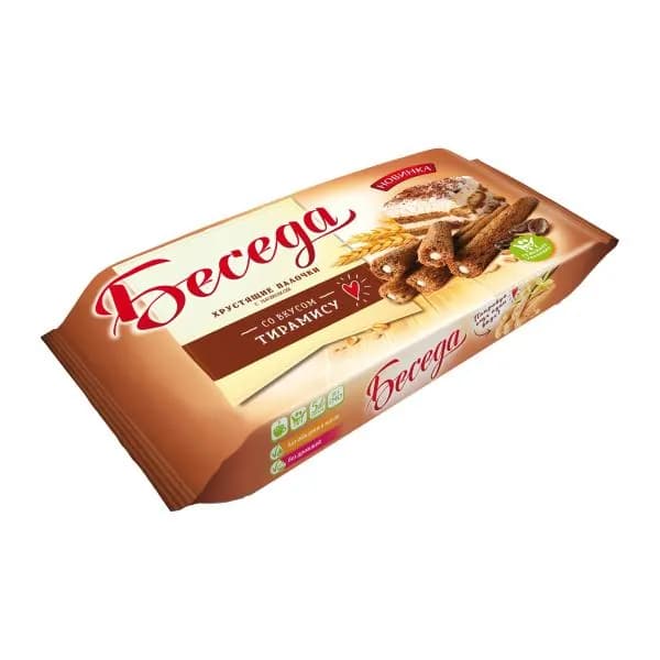 Палочки хрустящие вкус тирамису Беседа 180г
