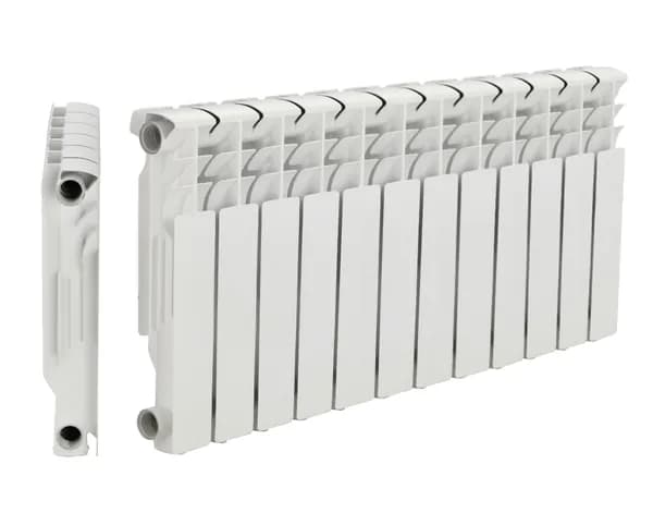 Радиатор алюминиевый THERMA Q2 350/80 12 секций 1344 Вт. Товар уцененный