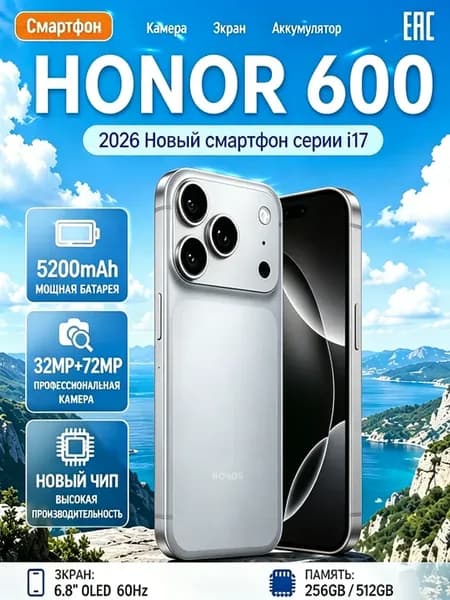 телефон 600 16+1024ГБ, копия