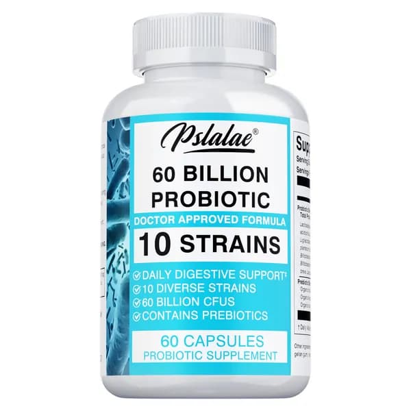 Биологически активная добавка Pslalae 60 Billion Probiotic предназначена для поддержания здоровья пищеварительной системы, сохранения баланса кишечной микробиоты и укрепления иммунной системы.