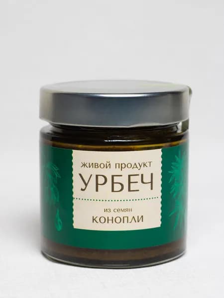 Урбеч из семян хемп, 200 гр., (новый дизайн), Живой Продукт