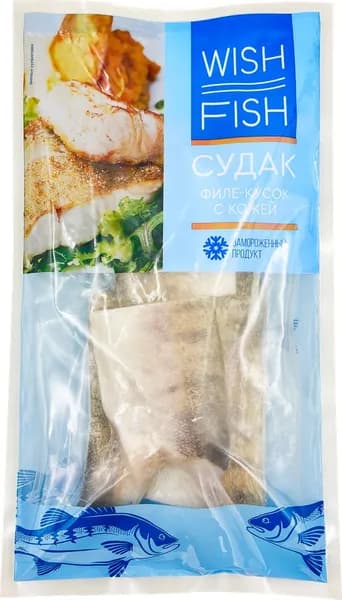 Судак замороженный WISH FISH филе, 500г