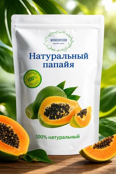 Папайя натуральная сушеная 100г