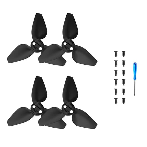 Сменные пропеллеры для DJI NEO, чёрные, комплект из 2 шт., из поликарбоната