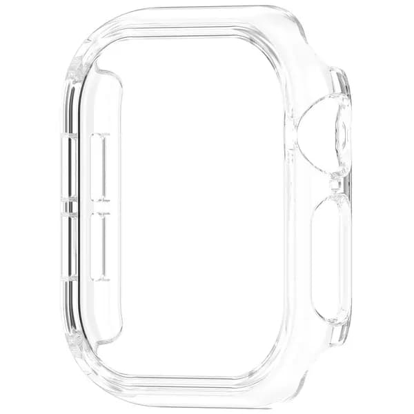 Прозрачно-белый поликарбонатный чехол для Apple Watch Series 10, 42 мм