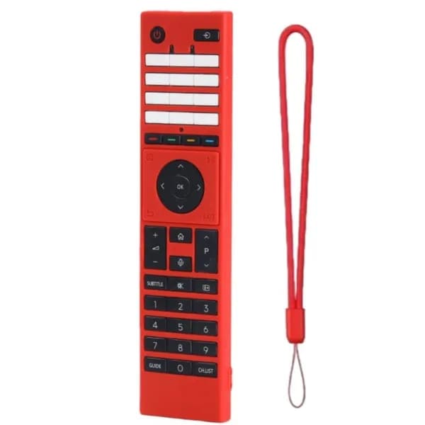 (1 шт) Чехол для пульта Toshiba CT-95043/95047, красный