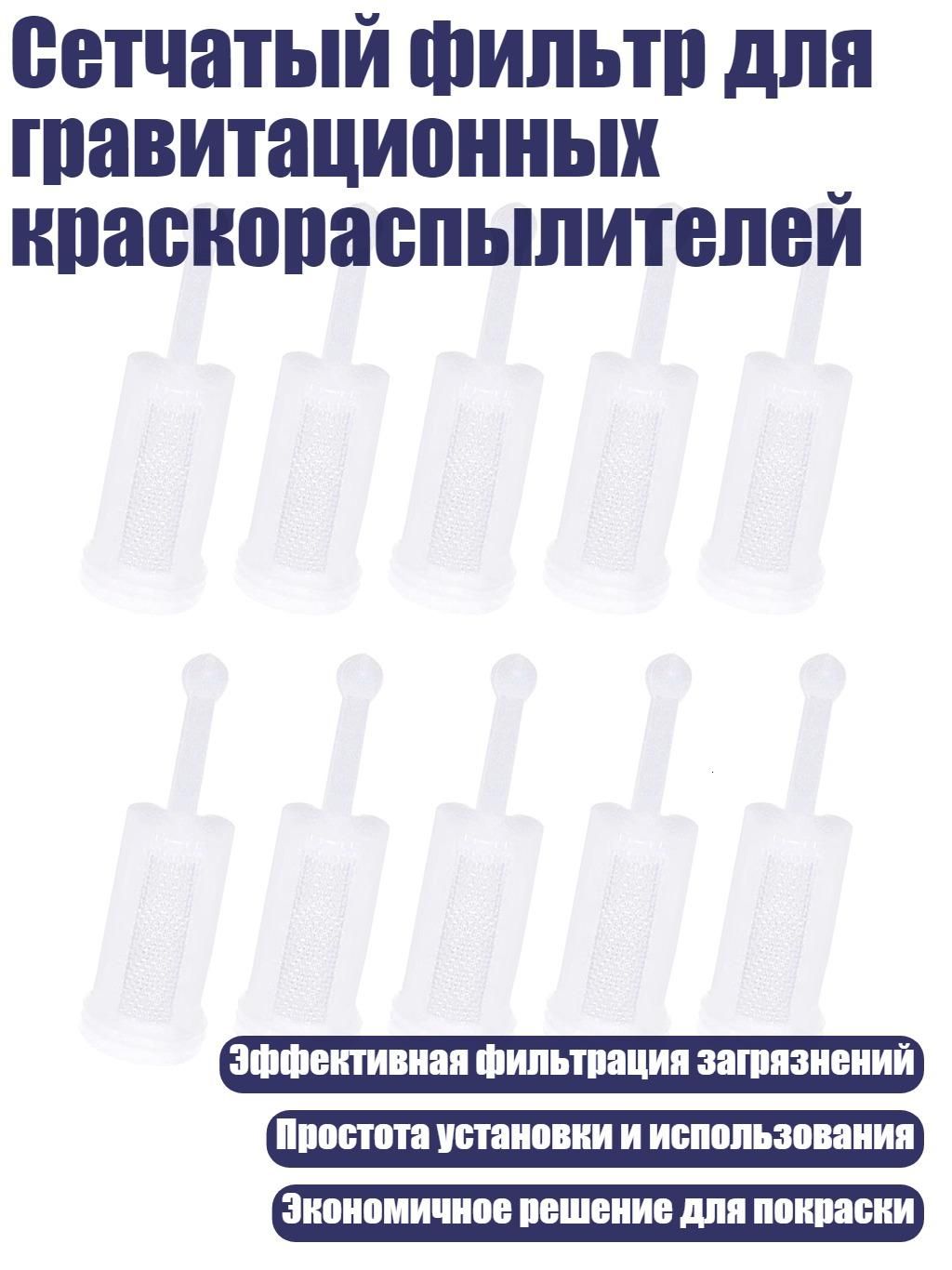 Сетчатый фильтр для гравитационных краскораспылителей