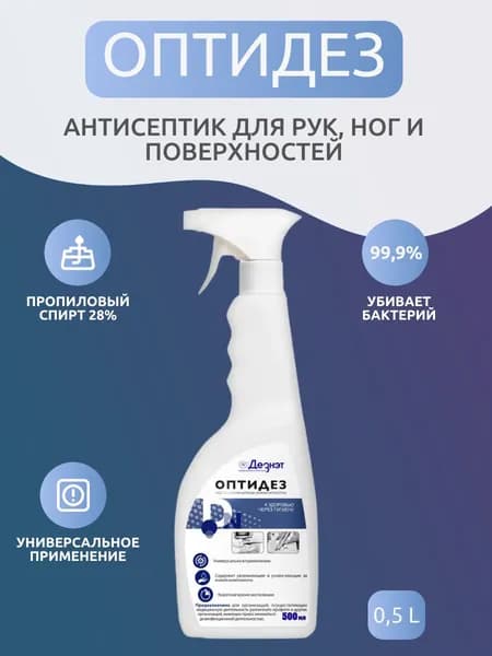 Оптидез кожный антисептик 0,5 л триггер-распылитель
