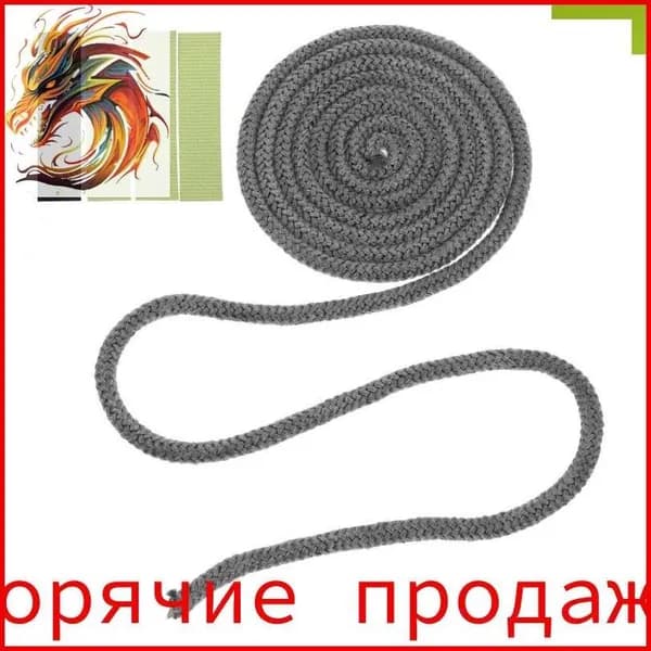 Уплотнительная веревка для камина, уплотнитель для дровяной печи, изоляционные материалы для печей и промышленных волокон 200.00X0.60X0.60CM