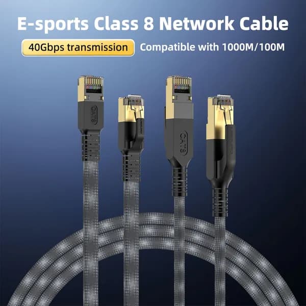 UGOURD Кабель для интернет-соединения RJ-45/RJ-45, 1 м, темно-серый