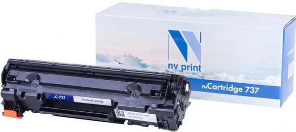 Тонер-картридж NV Print NV-737, лазерный, черный