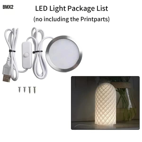 Для Bambu Lab LED Light Model Kit Детали 3D-принтера.
