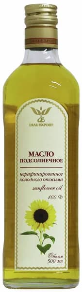 Масло подсолнечное Dial-export нерафинированное, 500мл