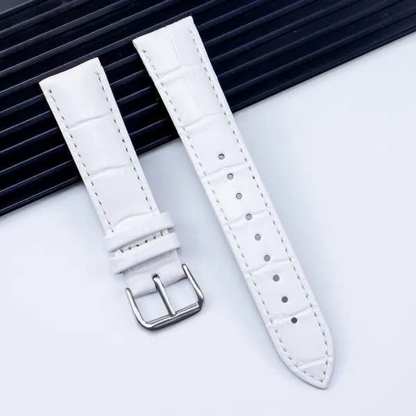 20mm Модный кожаный ремешок для Samsung Galaxy Watch 7/6/5/4 44 мм 40 мм, Аксессуары для часов, текстура бамбука