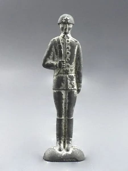 Оловянный солдатик КАРАУЛЬНЫЙ 6,3 см олово СССР 1960-е гг