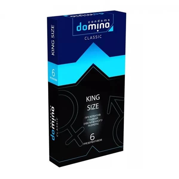 Презервативы увеличенного размера Domino Classic King Size / 6 шт