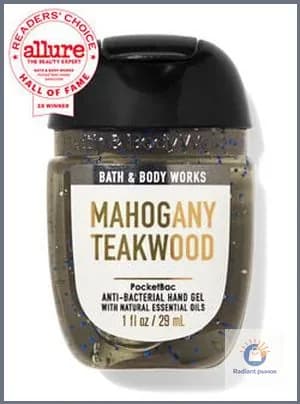 Bath & Body Works Санитайзер для рук антисептик,Новое в 2025 году, красное дерево и тиковое дерево Mahogany Teakwood 29МЛ