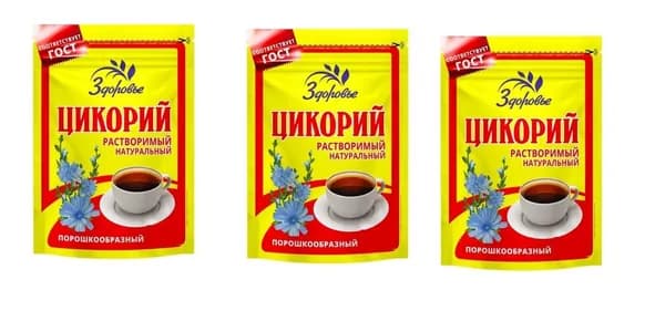 Здоровье Цикорий порошок ,75г, 3шт