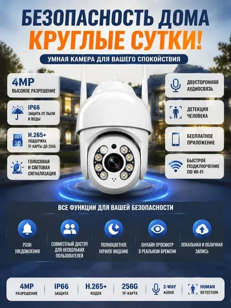 Камера видеонаблюдения wifi для дома камера видеонаблюдения wifi уличная