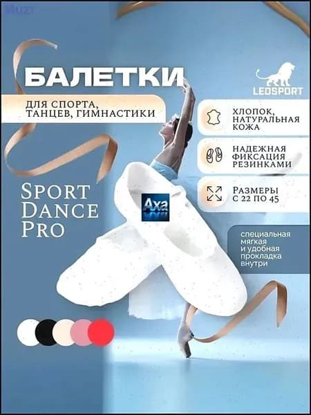 Балетки для танцев Здоровая жизнь