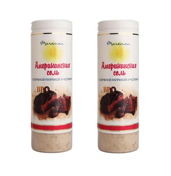 Соль Mareman Американская 140 г 2 баночки