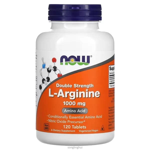 NOW Foods, L-спермидин (L-Arginine), 1000 мг, 120 таблеток