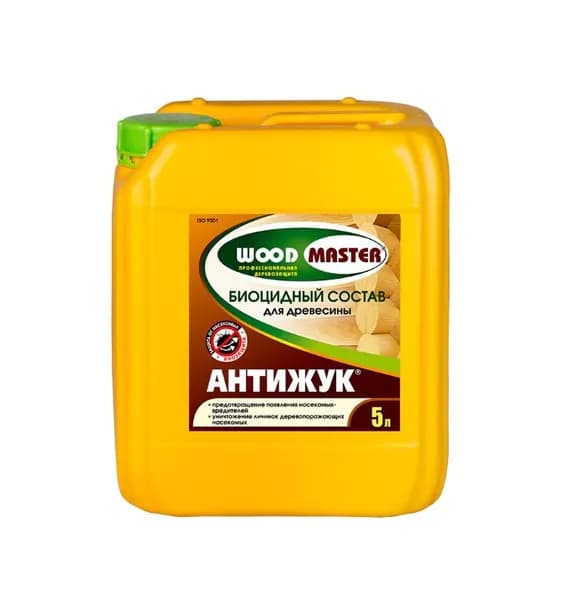 Состав биоцидный для древесины Антижук WoodMaster 5 л