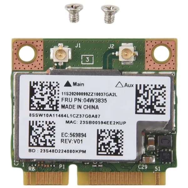 BCM943228HMB 04W3764 Беспроводная карта Wi-Fi Bluetooth 4.0 Half MINI PCI-E Compact для E130 E135 E330 E335 E530 E535 E430