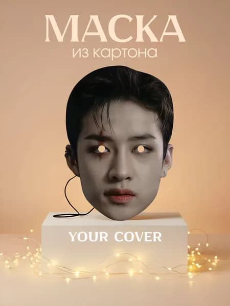Маска Бан Чан Stray Kids Картон