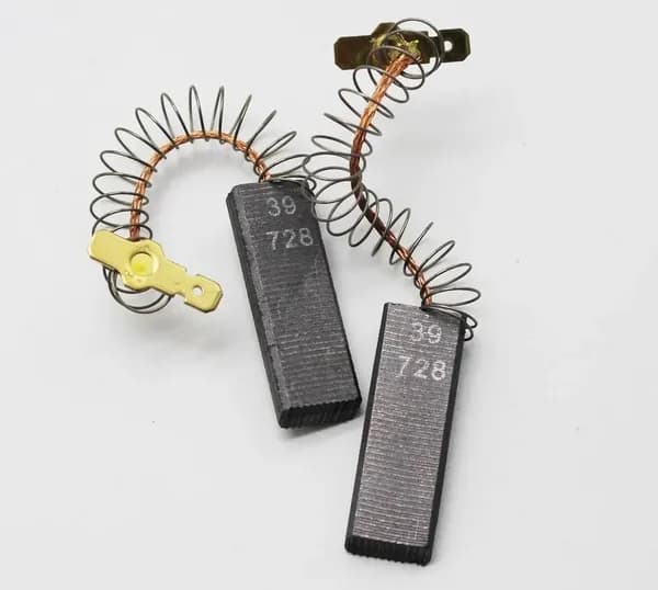 Щетки угольные для двигателя стиральной машины Bosch, Siemens 5х12.5х36мм, графитовые щётки Бош, комплект 2шт.
