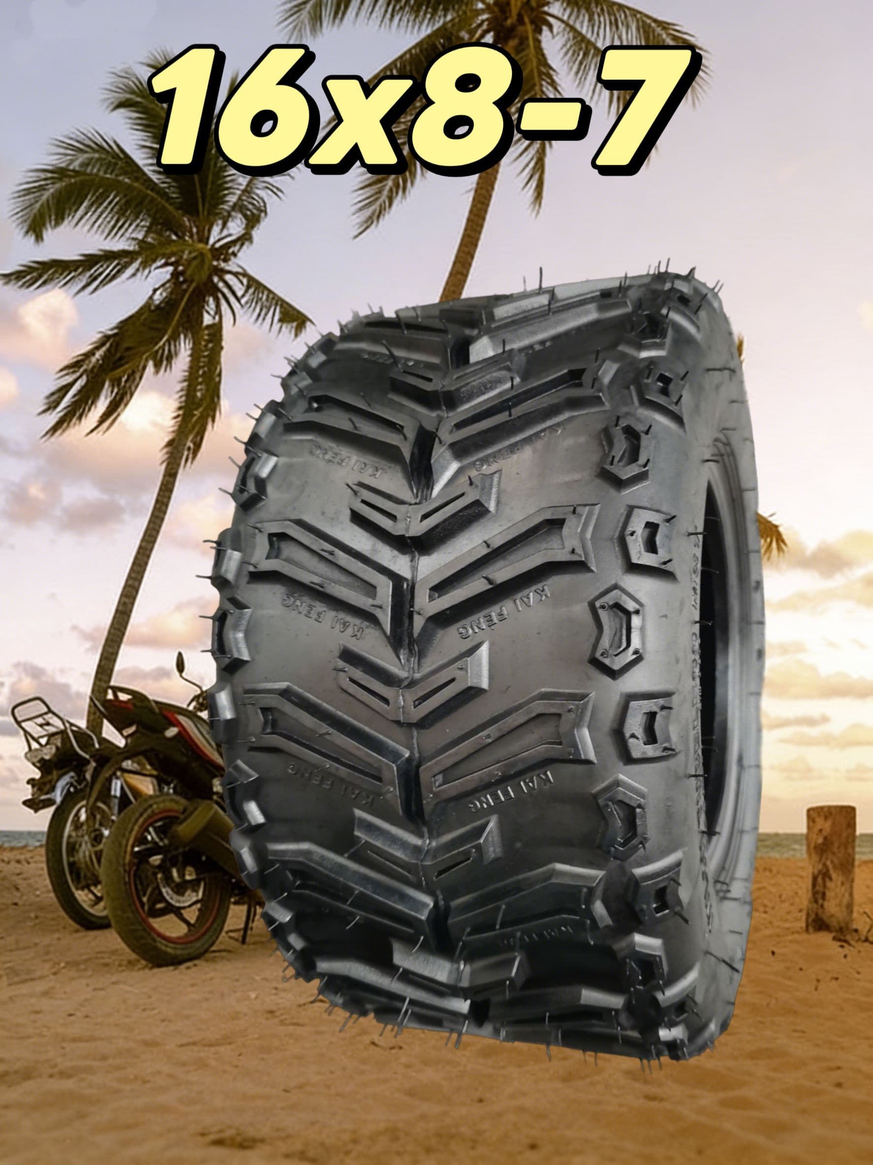 Вакуумные шины 16X8-7*1.. ), .подходящие для картингов, газонокосилок; патрульных машин и других моделей Мотошины  180/R7