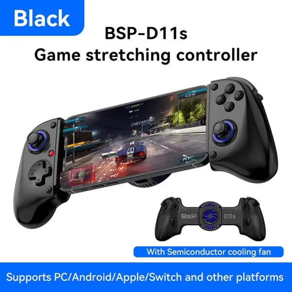 Беспроводной гейм-контроллер D11S с полупроводниковым охлаждением для Switch, Android, iOS и ПК