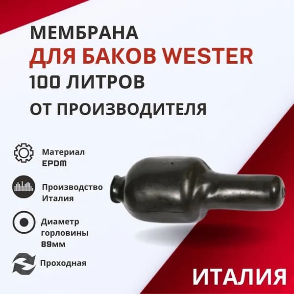 Проходная мембрана Wester 100 литров