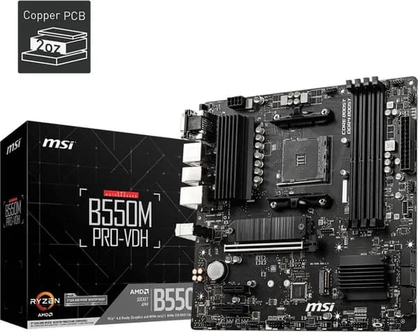 MSI B550M PRO-VDH AM4 DDR4 Материнская плата
