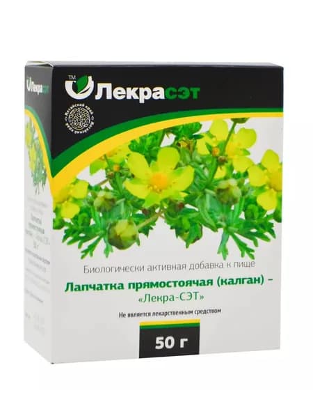 Лапчатка прямостоячая Калган корень Лекра-Сэт, 50г
