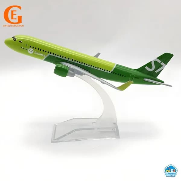 Металлическая Модель Самолета Аэробус 320, S7 Airlines А320