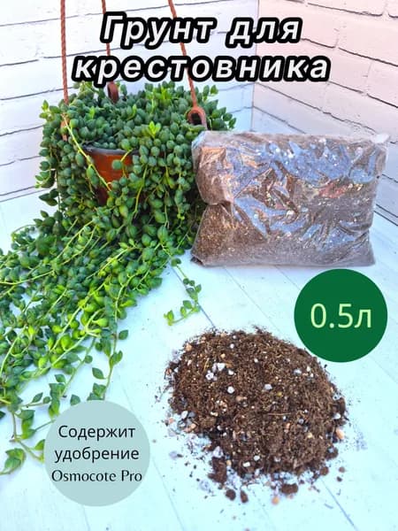 Грунт для крестовника, 0.5л. Ручная фасовка
