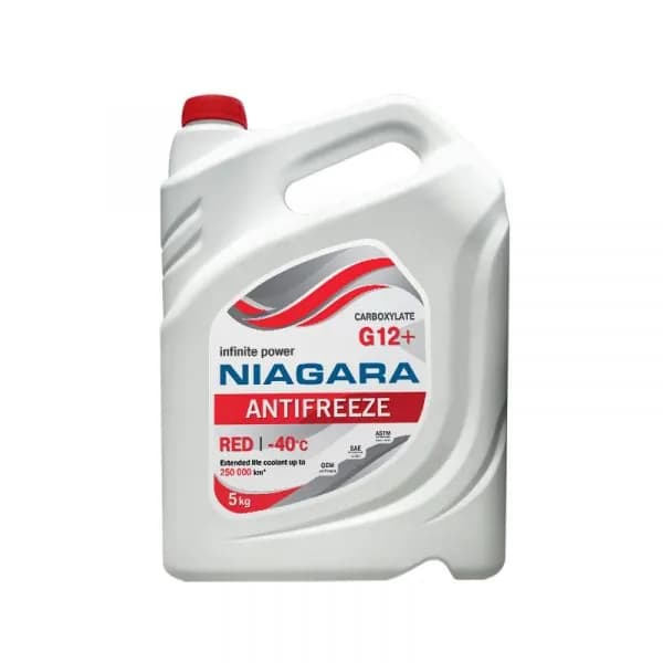 Антифриз g-12 ниагара готовый (красный) 5 л. NIAGARA 001001001011