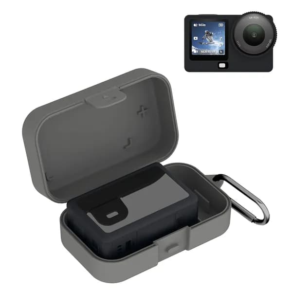 Чехол для экшн-камеры DJI Osmo Action 6 из пластика, ударопрочный, серый