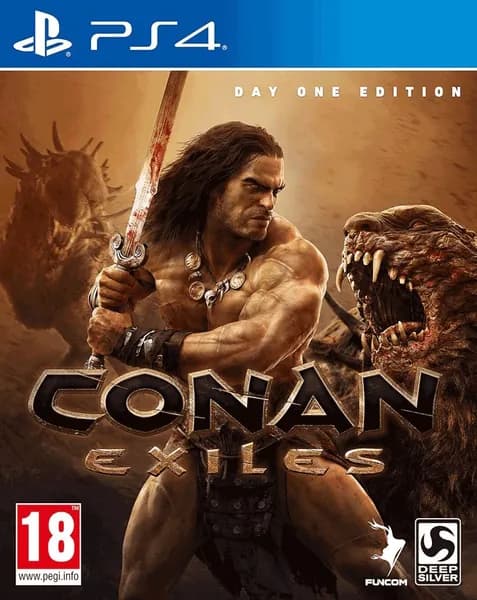 Игра Conan Exiles. Издание первого дня PS4/PS5 диск (PlayStation 4, Русские субтитры)