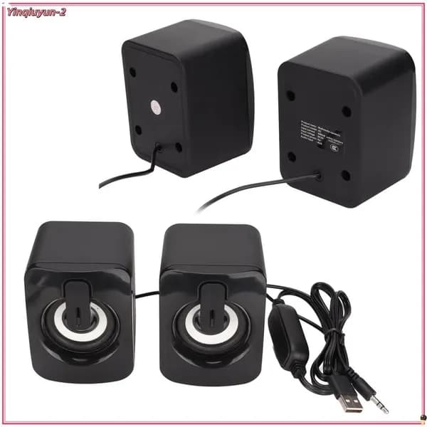 Мини динамики, USB питание, для стационарных и мобильных устройств