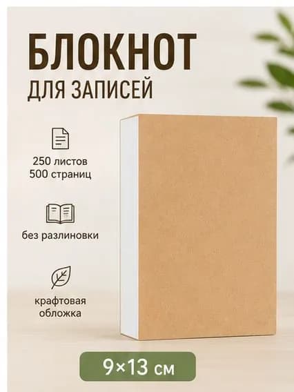 Блокнот, листов: 250