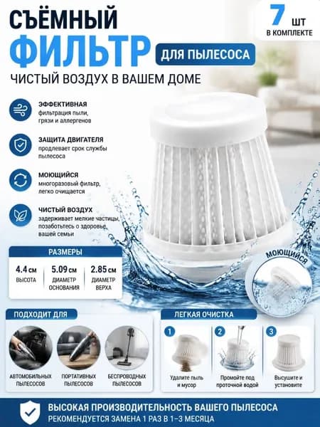 Фильтр для очистки воздуха пылесоса